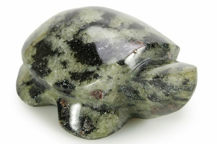 Carved Almandine Garnets in Matrix Turtle - Maine #373652
